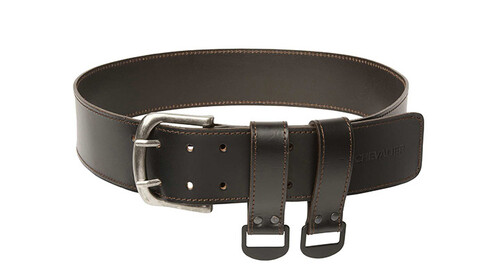 Doghandler läderbälte som passar hundförarvästen. Två hällor med D-ring för fäste av till exempel gps och koppel. 999 kr, chevalier.se