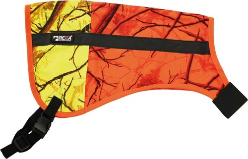 Låt din hund synas i signaltäcke i slitstarkt material. Reflexer på båda sidorna, halsband i resår och midjeband med snäpplåsning. Rexa Dog Vest, 345 kr på outnorth.se