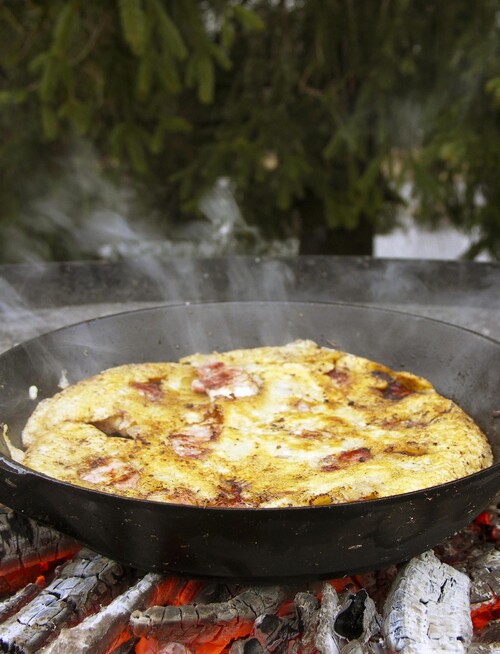 Kolbullar, en traditionell skogshuggarrätt.