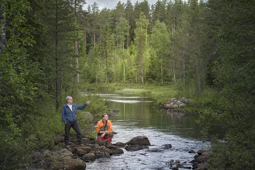 Hans- Erik och Erik tycker att det fungerar bra att samarbeta, de är öppna för att lyssna på varandras tankar