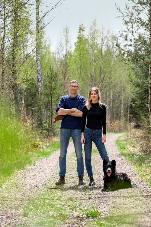Thomas Holmström med dottern Malin.