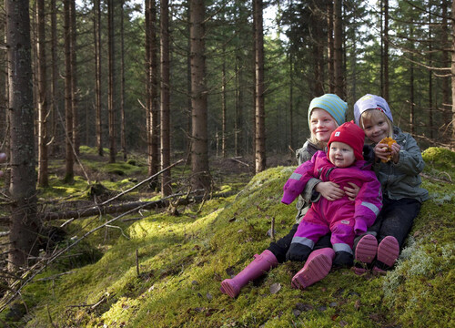 Josefina, Evelina och lilla Linnea kan, om de vill, bli den sjätte generationen på Östergärdet.