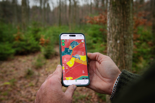 Sydveds app förenklar planeringen av de skogliga åtgärderna.