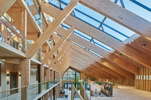 Lindesbergs hälsocenter i trä