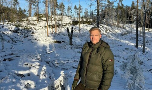 Skogsägaren Robin Dymlind.