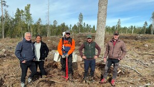 Från vänster: Magnus, Maria, Denny, Niklas och Johan.