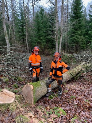 Bo Karlsson och Göran Andersson från Svältornas Skogstjänst.