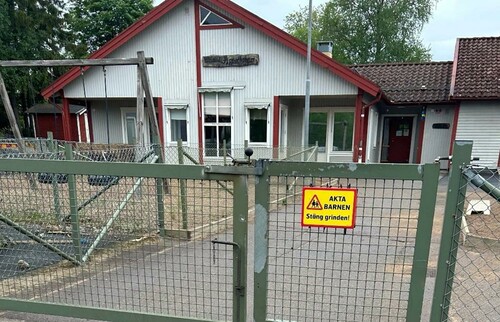 Dags hämta minstingen på förskolan.