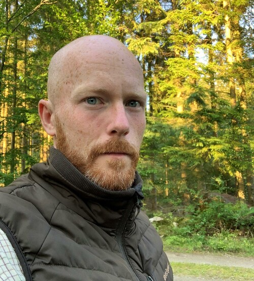 Skogsägaren Mattias Johansson.