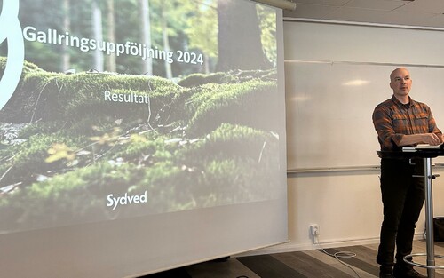 Niklas Fogdestam gör en genomgång av gallringsuppföljningen för 2024.