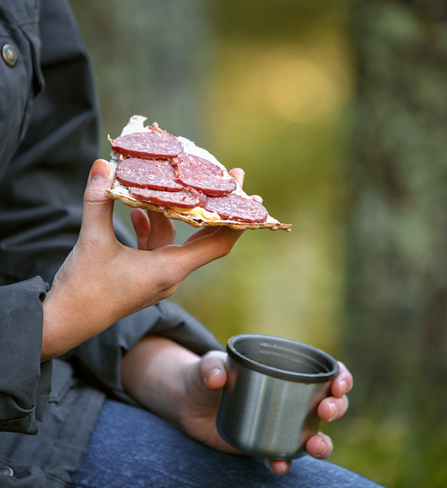 Smörgås i skogen