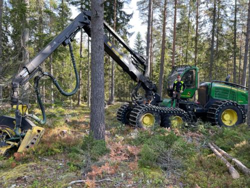 Pierre Holmstedt på Svansjöns Entreprenad.
