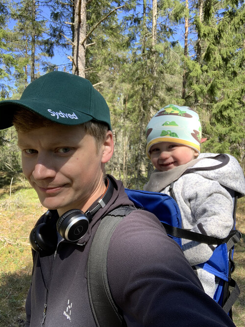 Sydveds inköpare Gustav Cagner och sonen Gösta.