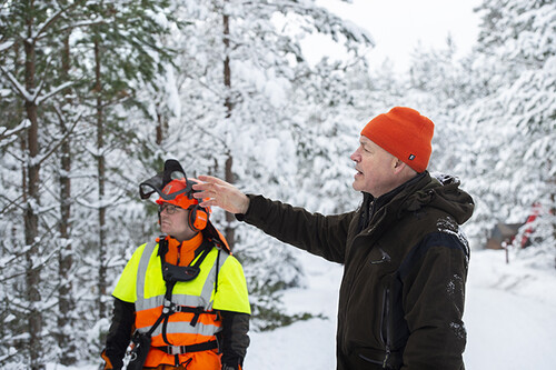 Sydvedare Anders-Henrik Andersson är Henriks röjningsguru.