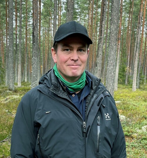 Anders Ehrenström ger exempel på hur Sydved tänker när ett hygge ska föryngras.