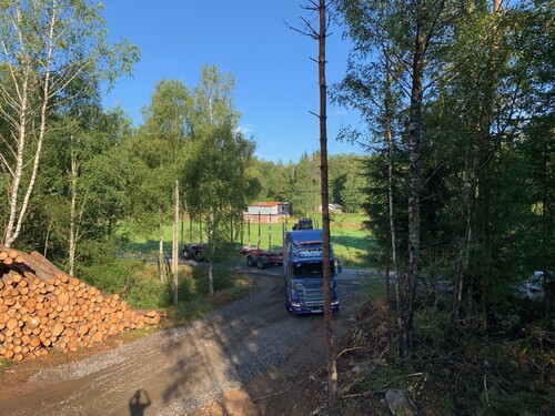 Bredda utfart/infart.