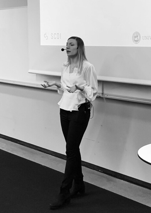 Frida Magnusdotter Ivarsson inledde dagen med en vision om ett Skogs-Uber.