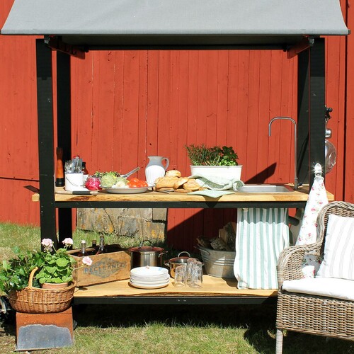 Utekök på sommaren