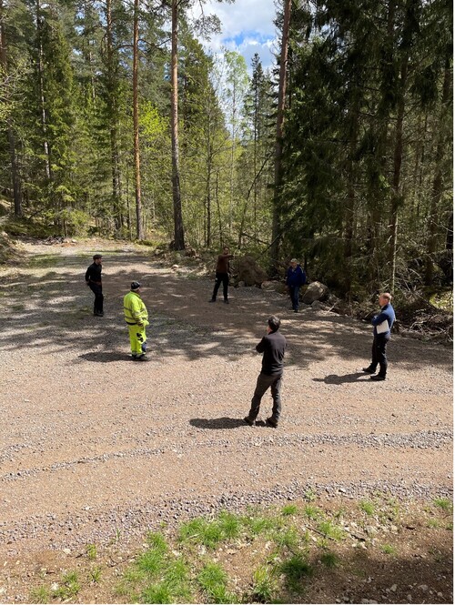 Här utbildar Biometria Sydved i vägklassning.