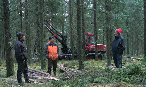 Helge till vänster, Daniel i mitten och Lars till höger.