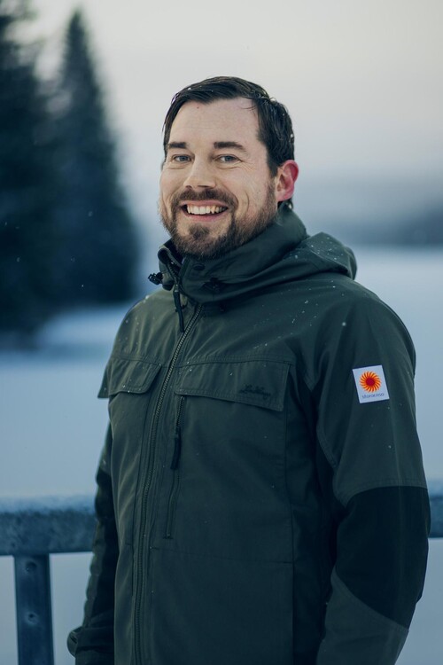 Mikael Hindrikes, vägspecialist på Stora Enso.